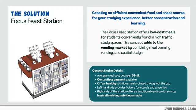 Focus Feast Station (Smart Vending Machine)