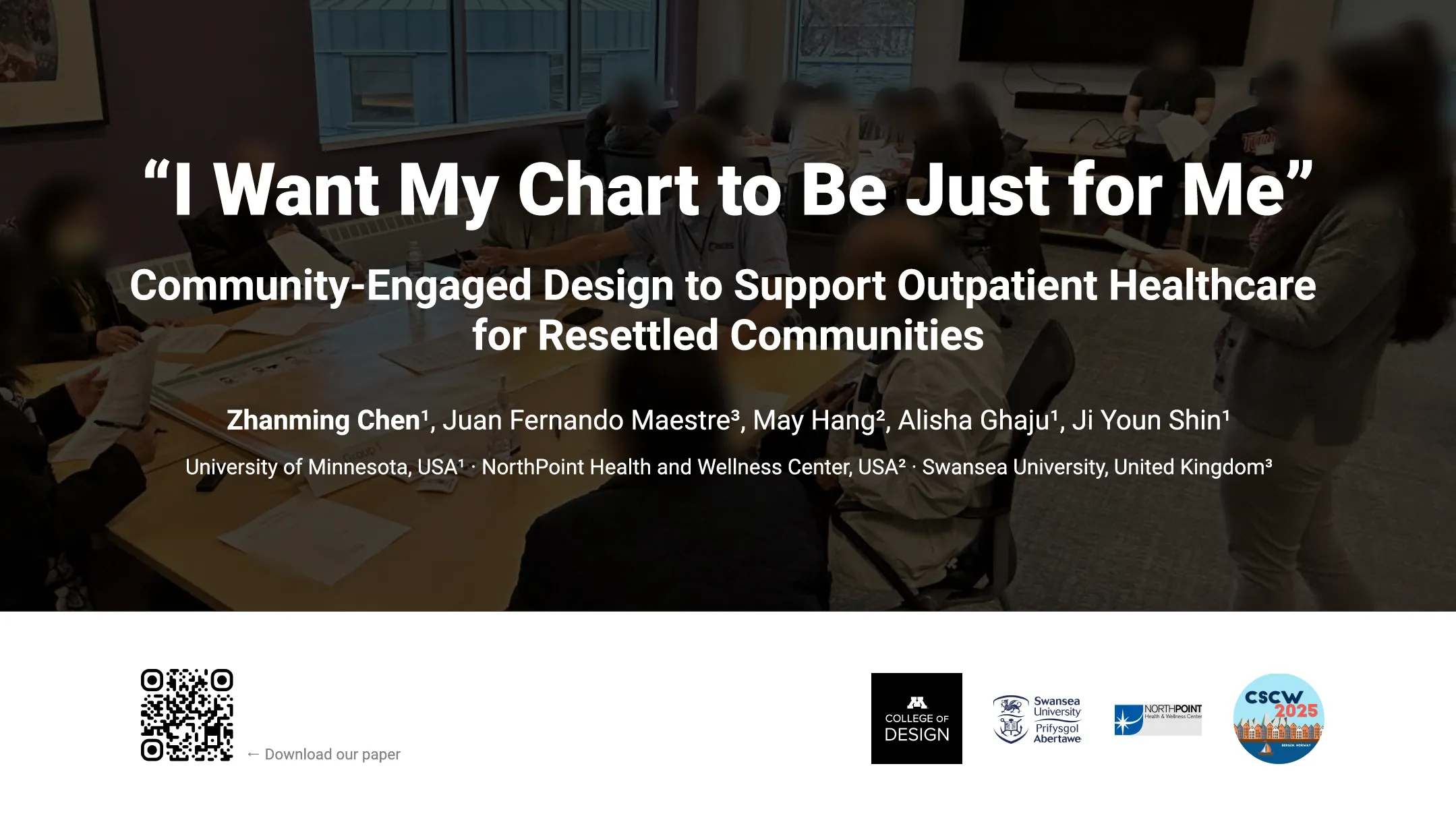 Full Paper Presentation (CSCW '25)